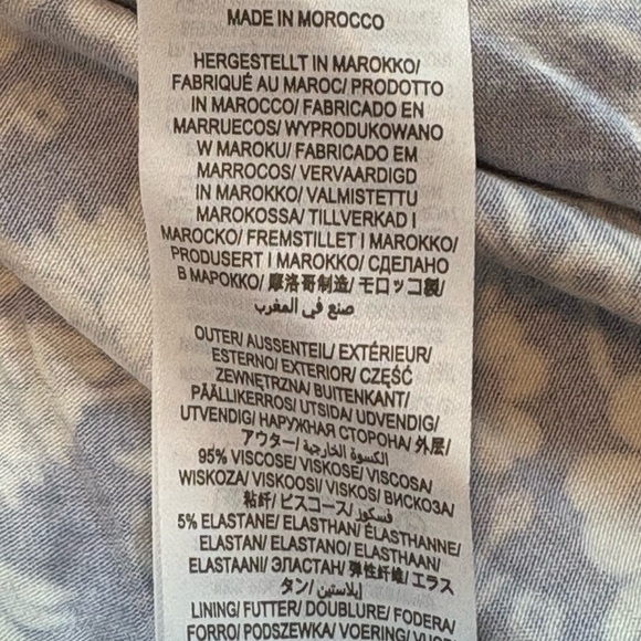 Boden Amy Jersey Midi Dress Double V Belted Blue White Size 6R VGUC Side Pockets - Picture 13 of 16